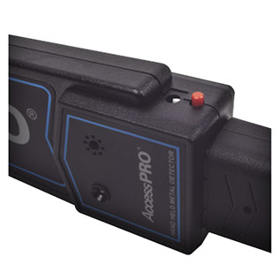 Detector portátil con funda para cinturón